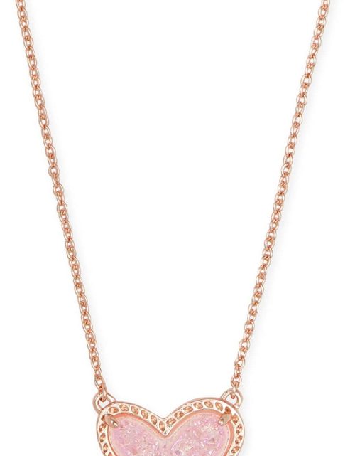 Ari Heart Adjustable Length Pendant Necklace for Women, Fashion Jewelry